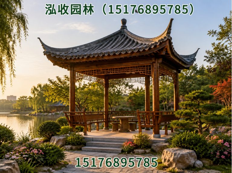 眉山京津冀防腐木工程展示图